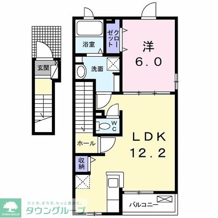 トーサムポロIの物件間取画像